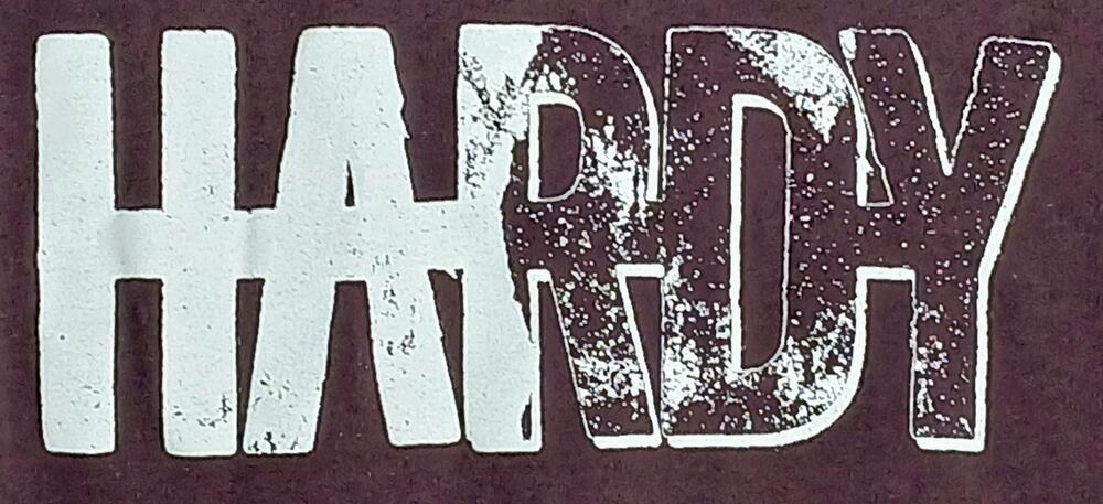 HARDY Concert Tour Shirt Mens Unisex Medium M Brown Barbed Wire Country Graphic